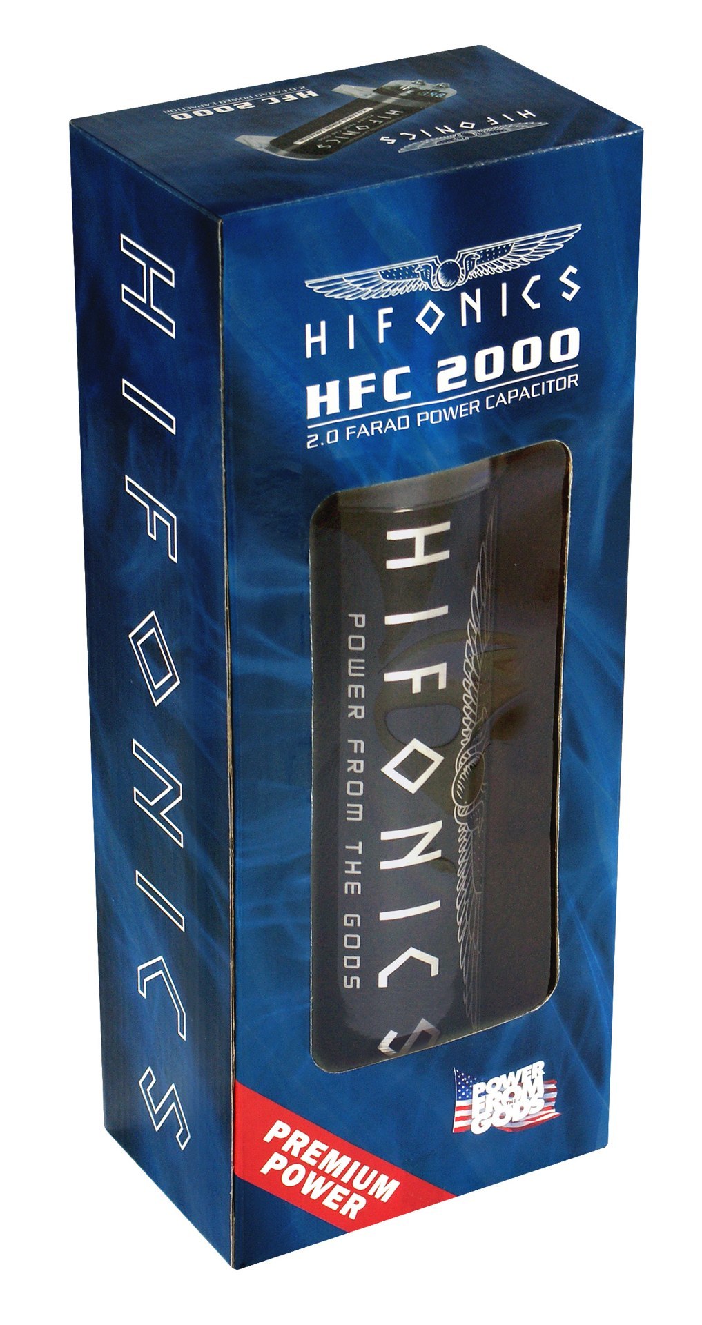 Condensateur Hifonics HFC2000 - 2 Farads | Stabilisateur Voltage Voiture